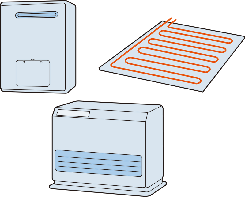 ガス温水給湯暖房システム
