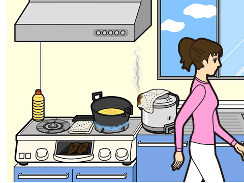 ガスコンロ・ガス炊飯器の安全な使い方