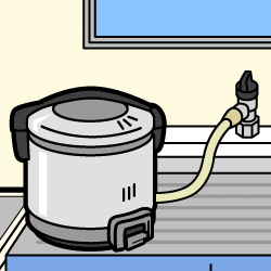 コンロ・炊飯器を買い替える時は、ガス用ゴム管やガスコードも取り替えてください